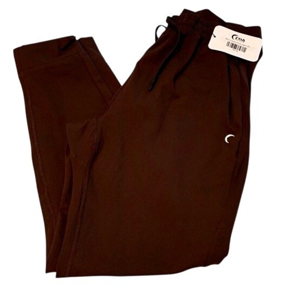 Zyia NWT Active Confluence Womens Joggers XL Bark Brown Athletic Pants